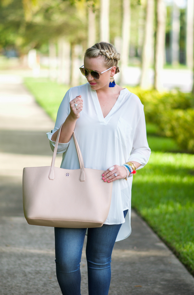 White Oversized Blouse - Fancy Things