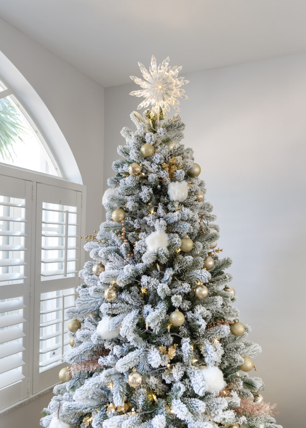 glam christmas tree